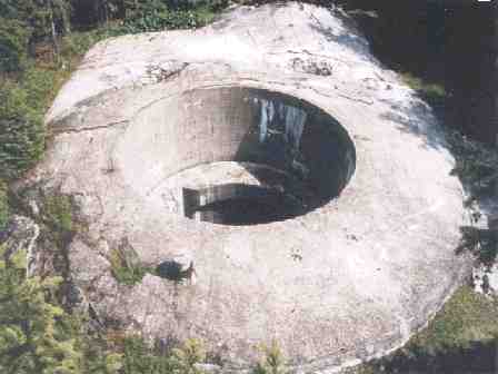 photo of fort for artillery turret K-22 